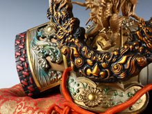 Massive Vintage Japanese Samurai Helmet -Great Dragon and Sea Wave- Tsushima