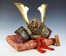 Massive Vintage Japanese Samurai Helmet -Great Dragon and Sea Wave- Tsushima