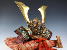 Massive Vintage Japanese Samurai Helmet -Great Dragon and Sea Wave- Tsushima