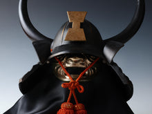Vintage Japanese Samurai Helmet Black Power -Kansuke's helmet- with a mask Rare