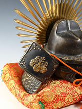 Old Vintage Japanese Samurai Helmet -Hideyoshi's Kabuto- with a mask