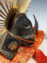 Old Vintage Japanese Samurai Helmet -Hideyoshi's Kabuto- with a mask