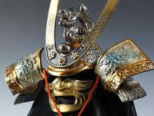 Vintage Japanese Samurai Kabuto Helmet -Sea Wave Guard- Middle Size