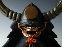 Japanese Old Vintage Samurai Helmet Bloack Power -Kuroda Nagakasa- Rare Item Tsushima