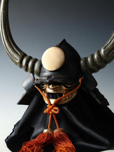 Japanese Old Vintage Samurai Helmet Bloack Power -Kuroda Nagakasa- Rare Item Tsushima