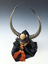 Japanese Old Vintage Samurai Helmet Bloack Power -Kuroda Nagakasa- Rare Item Tsushima