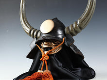 Japanese Old Vintage Samurai Helmet Bloack Power -Kuroda Nagakasa- Rare Item Tsushima
