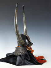 Japanese Old Vintage Samurai Helmet Bloack Power -Kuroda Nagakasa- Rare Item Tsushima