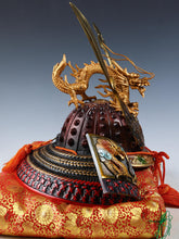 Massive Nice Vintage Japanese Samurai Helmet -Great Dragon- Tsushima