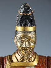 Japanese Old Vintage Noh Dancer Metal Figure -Okina- 翁 Tsushima