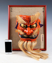Beautiful Old Beautiful Vintage Japanese Ceramic Noh Mask -Kagura- Buddhism Mask Plaque