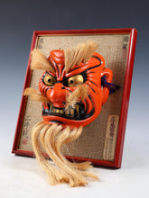 Beautiful Old Beautiful Vintage Japanese Ceramic Noh Mask -Kagura- Buddhism Mask Plaque
