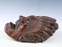 Authentic Old Vintage Buddhism Mask Plaque -Basara- Showa Era Nara Yakushi-Ji