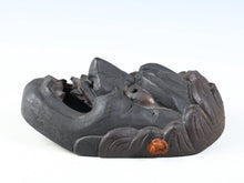 Wood-Carved Fudō Myōō Mask Noh Mask / Kagura Mask / Buddhist Mask 不動明王面