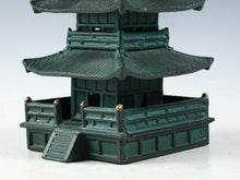 Japanese Old Vintage bronze Figure FIVE STORY PAGODA 五重塔 Tsushima