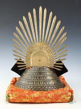 Old Vintage Japanese Samurai Helmet -Hideyoshi's Kabuto- with a mask