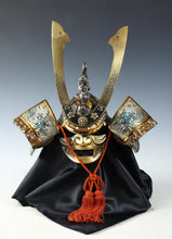Vintage Japanese Samurai Kabuto Helmet -Sea Wave Guard- Middle Size