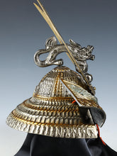 Vintage Japanese Samurai Kabuto Helmet -Sea Wave Guard- Middle Size