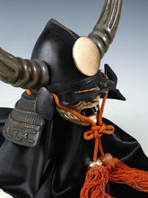 Japanese Old Vintage Samurai Helmet Bloack Power -Kuroda Nagakasa- Rare Item Tsushima