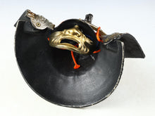 Japanese Old Vintage Samurai Helmet Bloack Power -Kuroda Nagakasa- Rare Item Tsushima