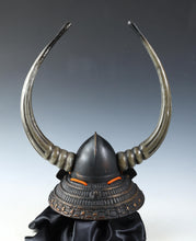 Japanese Old Vintage Samurai Helmet Bloack Power -Kuroda Nagakasa- Rare Item Tsushima