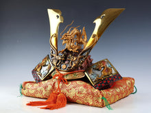 Massive Nice Vintage Japanese Samurai Helmet -Great Dragon- Tsushima