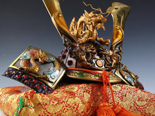 Massive Nice Vintage Japanese Samurai Helmet -Great Dragon- Tsushima