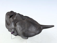 Beautiful Vintage Iron Noh Mask -Jealousy Woman- 般若 Hannya with a wooden box