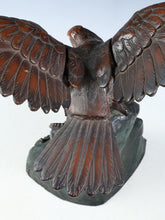 Japanese Bronze Hawk -Room Guardian Sculpture- Great Takaoka Product