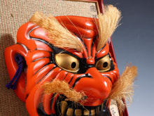 Beautiful Old Beautiful Vintage Japanese Ceramic Noh Mask -Kagura- Buddhism Mask Plaque