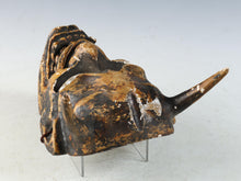 Japanese Antique Noh Mask Hannya Paper Clay Product Tsushima