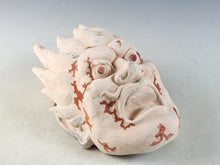 Old Vintage Plaster Buddhism Mask Plaque -Basarah Warrior- Showa Product