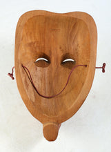 Beautiful Vintage Japanese Hinoki Wooden NOH MASK -Okina- 翁面