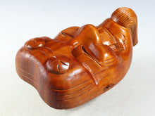 Beautiful Vintage Japanese Hinoki Wooden NOH MASK -Okina- 翁面