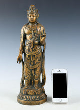 Seibo Kitamura Holy Kannon Bodhisattva Pure Bronze Sculpture GREAT LEGACY 35cm