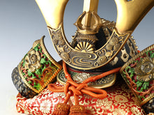 Japanese Beautiful Samurai Helmet  -Kusunoki Masashige Kabuto- with a cushion