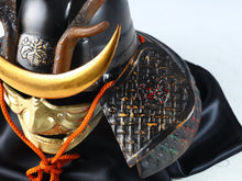 Vintage Japanese Great Samurai Helmet -Shikanosuke kabuto with a mask- Tsushima
