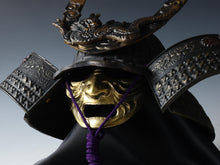 Massive Japanese Old Samurai Helmet -Great Dragon- with a mask Rare Tsushima