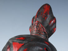 Old Vintage Japanese Paper Clay NOH MASK -Nio Guardians- Rare Product