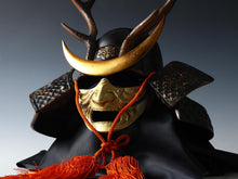 Vintage Japanese Great Samurai Helmet -Shikanosuke kabuto with a mask- Tsushima
