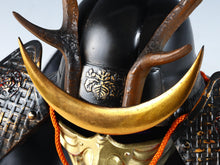 Vintage Japanese Great Samurai Helmet -Shikanosuke kabuto with a mask- Tsushima