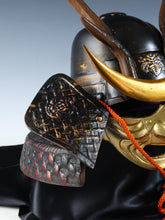 Vintage Japanese Great Samurai Helmet -Shikanosuke kabuto with a mask- Tsushima