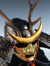 Vintage Japanese Great Samurai Helmet -Shikanosuke kabuto with a mask- Tsushima