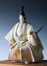 Vintage Japanese Noh Hakata Clay Ceramic Doll -Shogun Tamura-