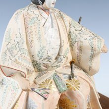 Vintage Japanese Noh Hakata Clay Ceramic Doll -Shogun Tamura-