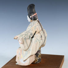 Vintage Japanese Noh Hakata Clay Ceramic Doll -Shogun Tamura-