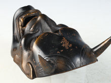 Beautiful Iron Noh Mask Hannya 般若 -Jealousy Woman-