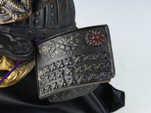 Massive Japanese Old Samurai Helmet -Great Dragon- with a mask Rare Tsushima