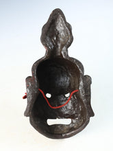 Old Vintage Japanese Paper Clay NOH MASK -Nio Guardians- Rare Product