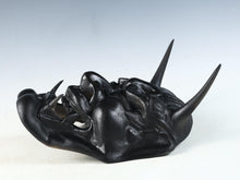 Japanese Metal Noh Mask Hannya -Jealousy woman- 般若 very heavy